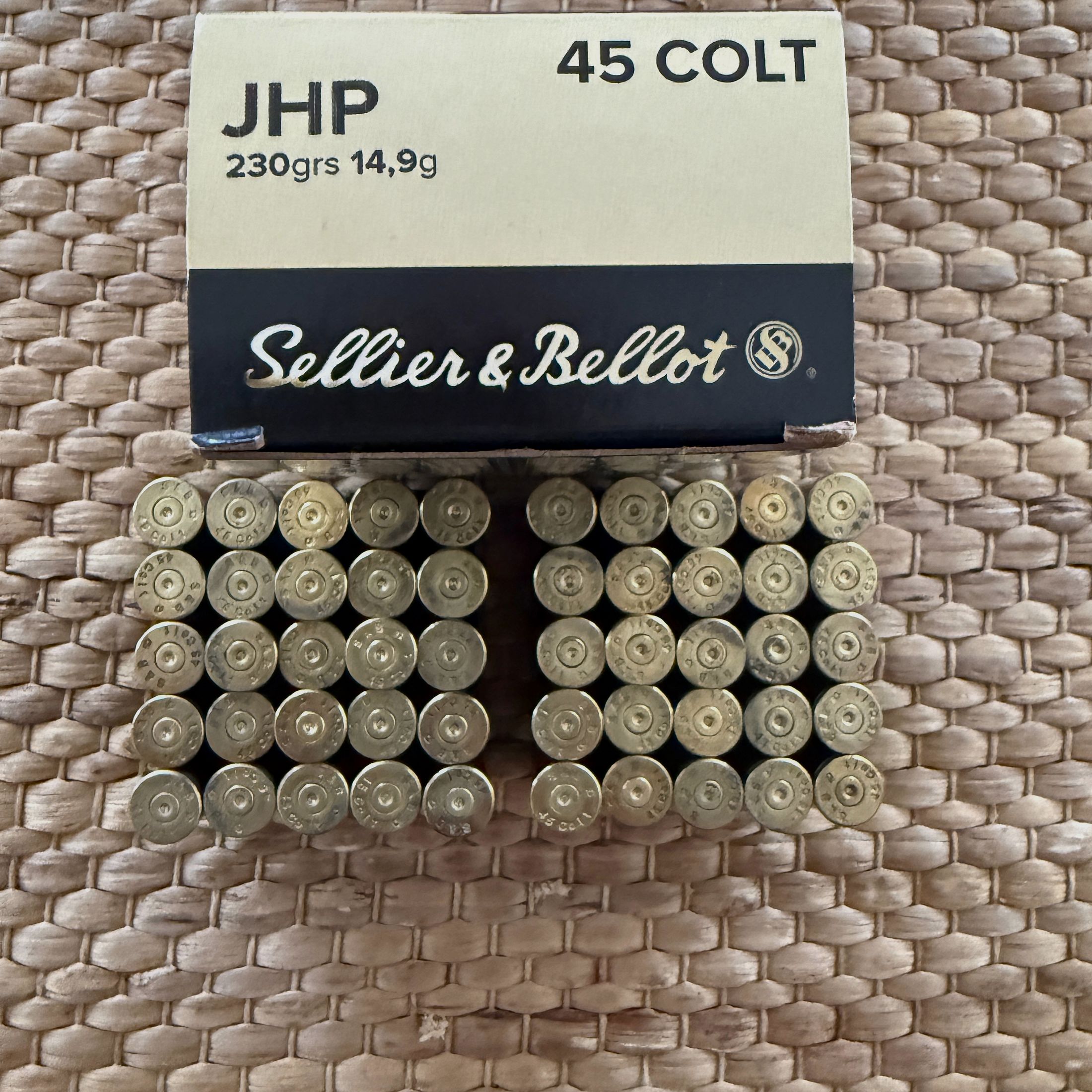 Patronenhülsen  45 Colt Messinghülsen S&B