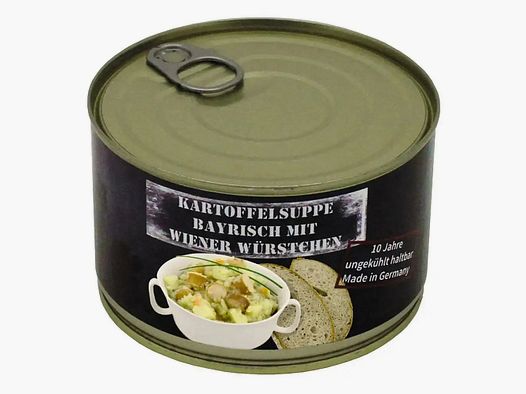 MFH MFH Repas Complet Soupe de Pommes de Terre avec Saucisses de Vienne 400 g