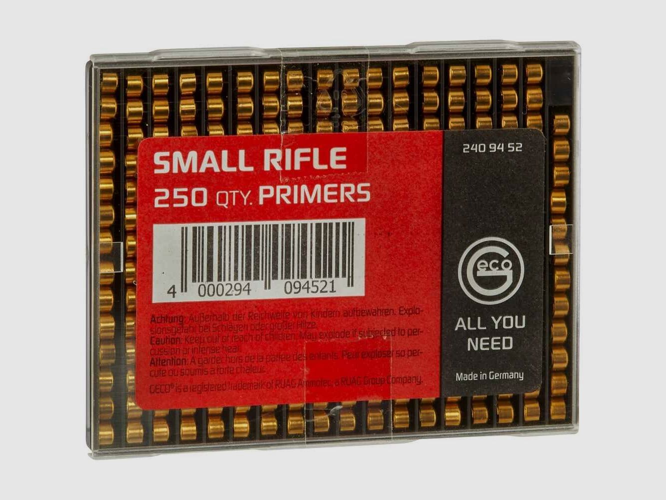 Boxer Zündhütchen Small Rifle Geco