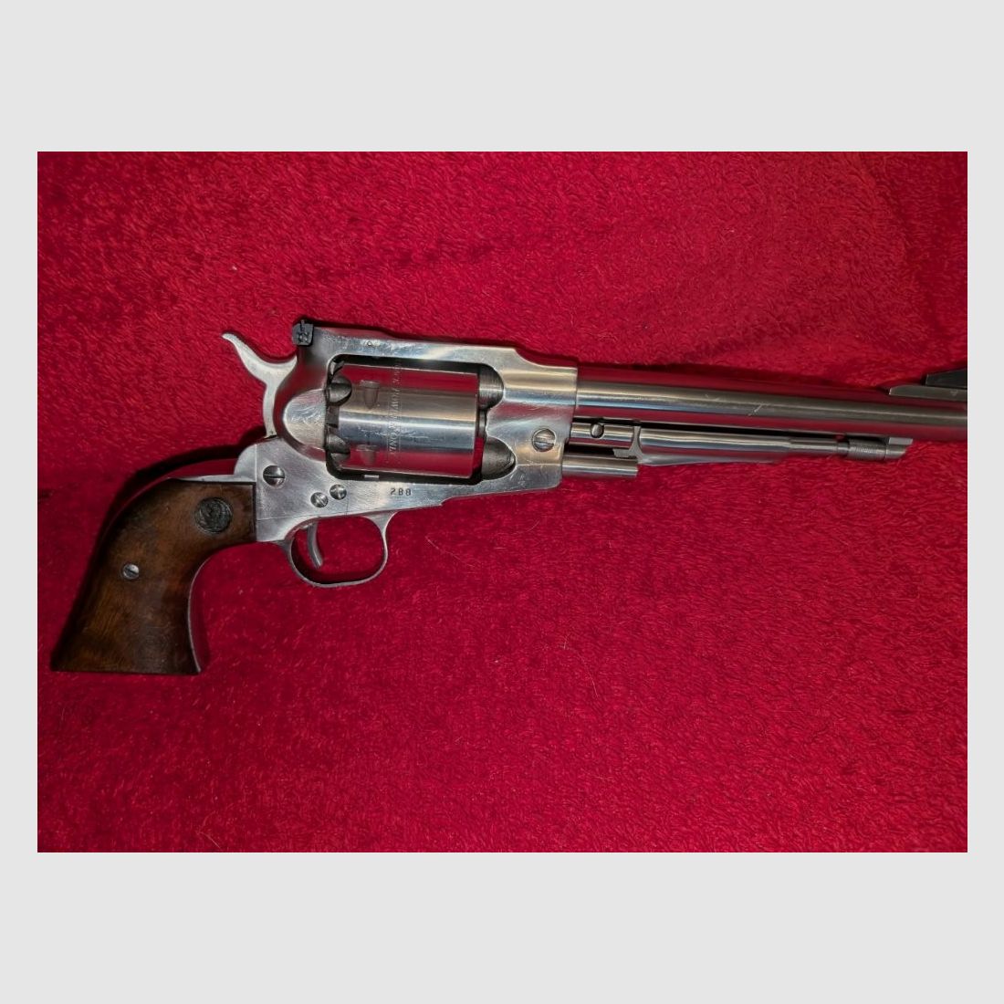 Sturm Ruger Schwarzpulverrevolver Modell Old Army Edelstahl, Kal. .44 BP