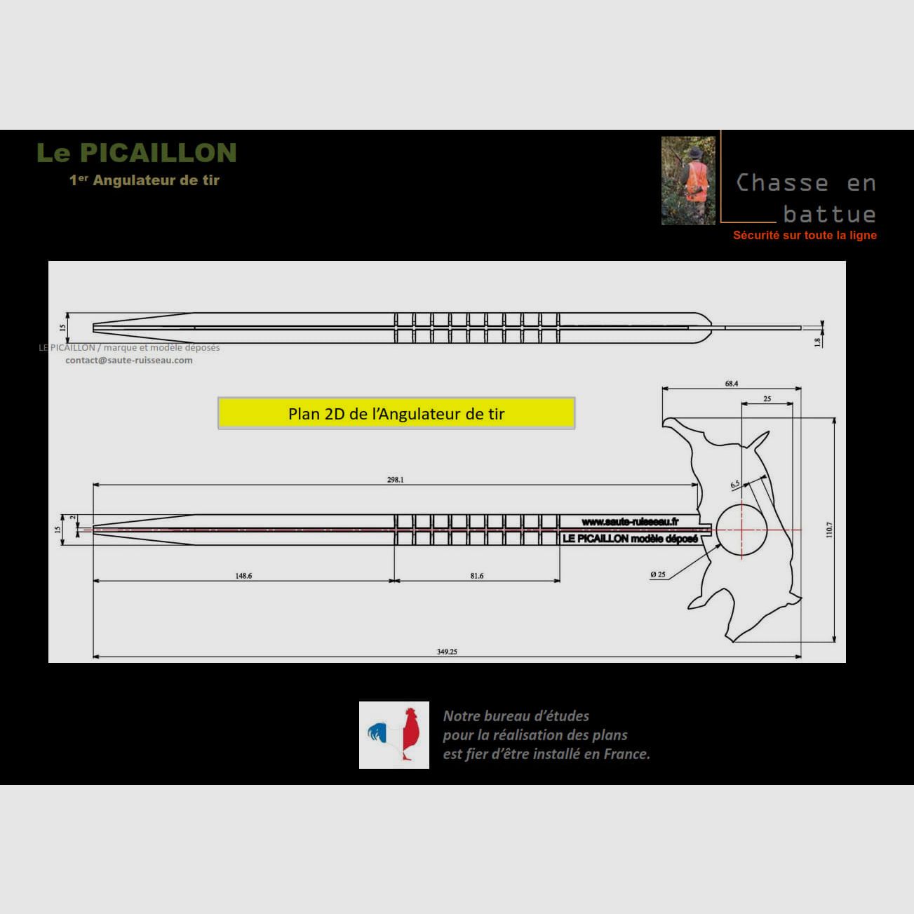 Schusswinkelmesser Europ-Arm Picaillon, Bild 6 von 6