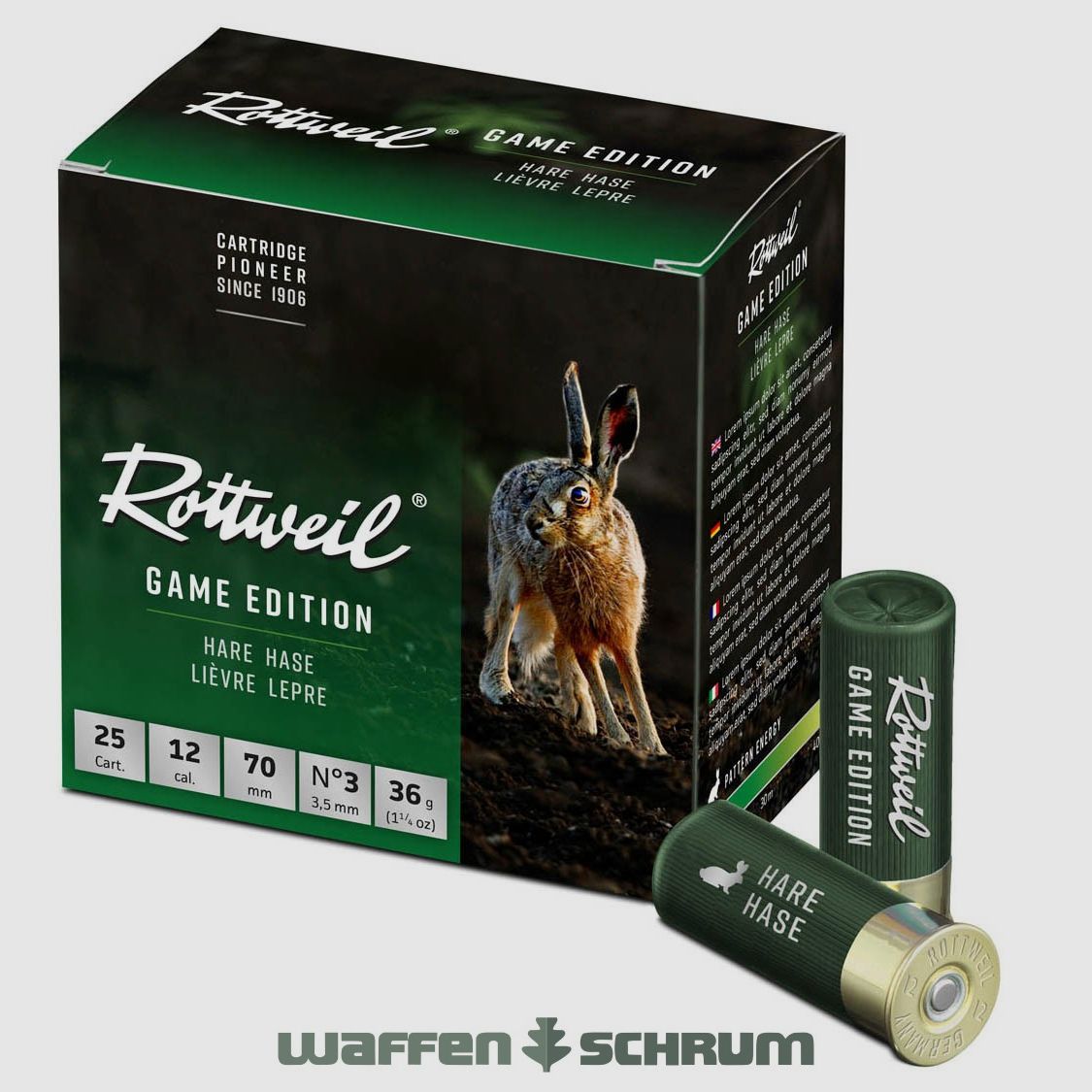 Rottweil 12/70 Game Edition Hase 3,5mm - 36g