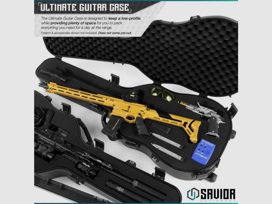 Savior - Case Ultimate Guitar - 45" - Czarny, zdjęcie 2 z 6