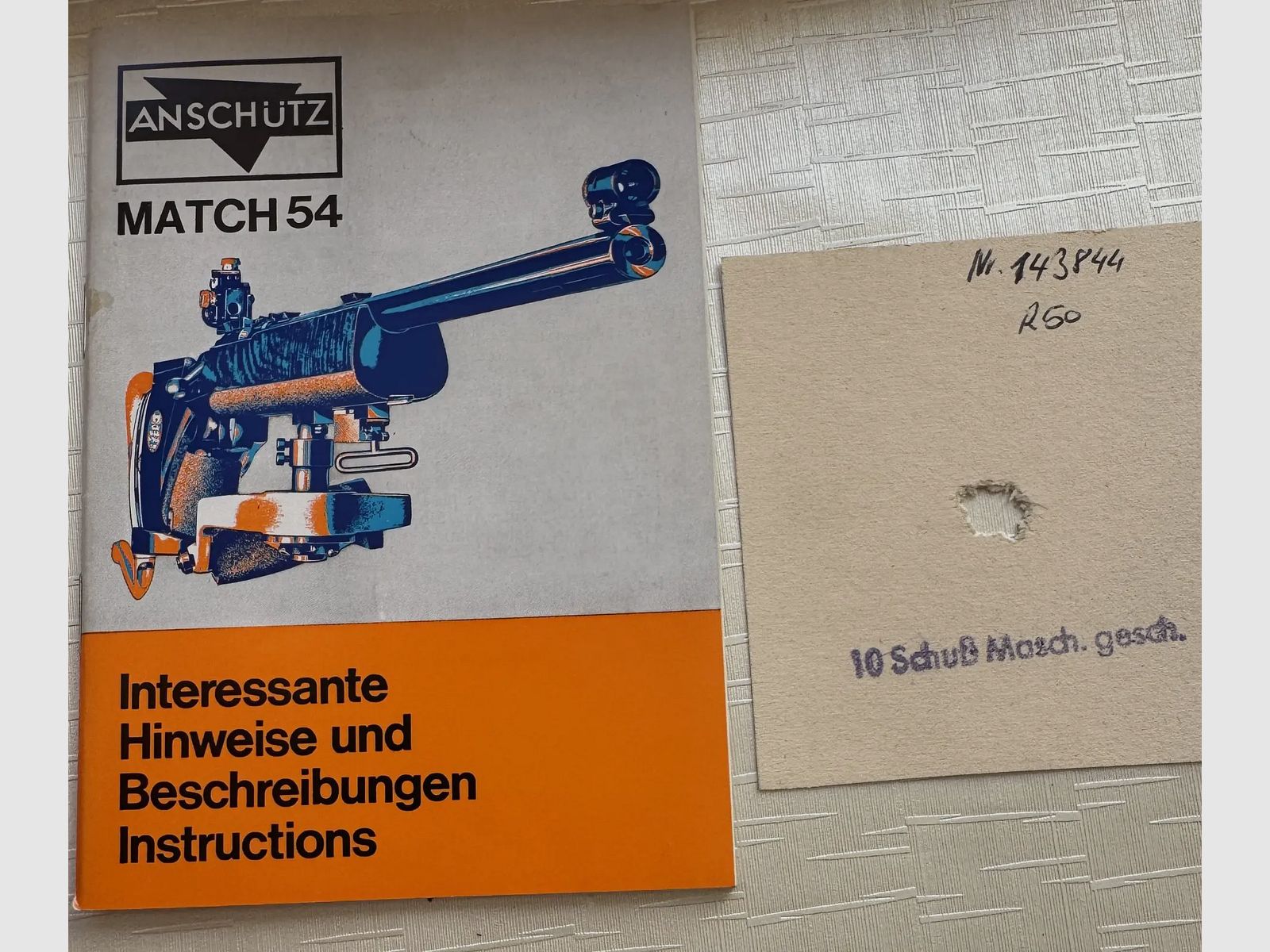 Anschütz Modell 54 – Calibre .22 LR