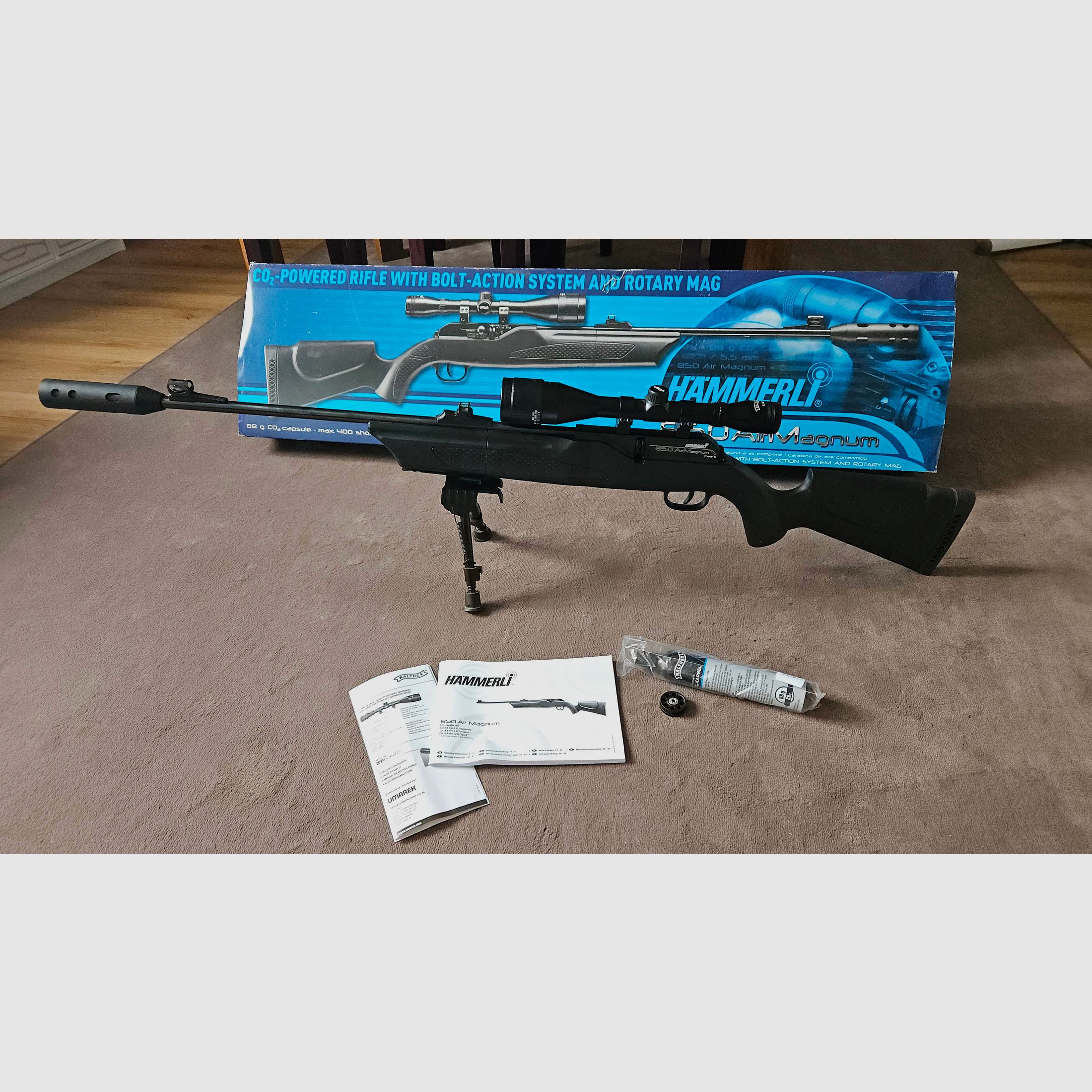 Hämmerli 850 AirMagnum CO2 Gewehr TOP Zustand