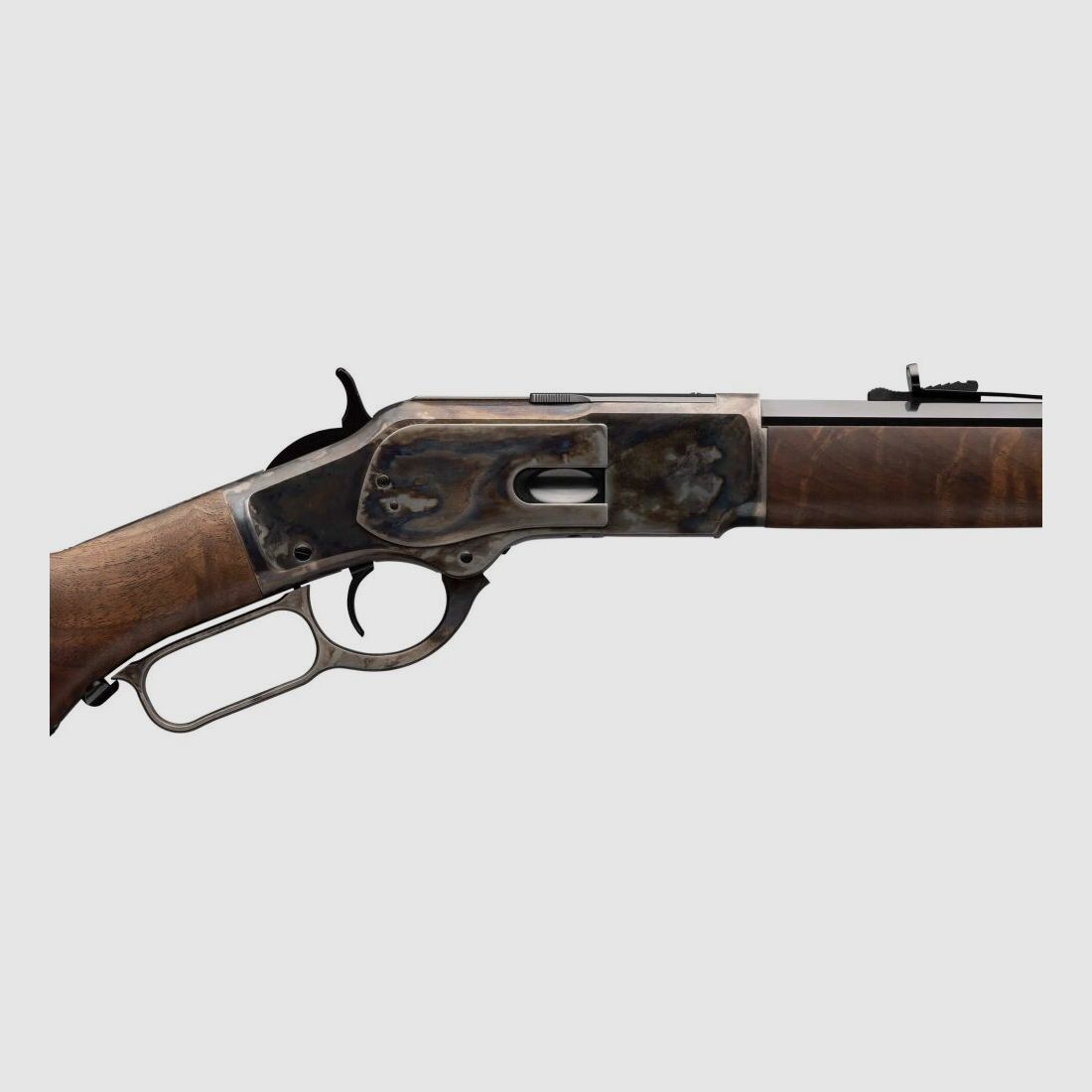 Winchester 1873 Sporter Octagon Pistol Grip Color Case Hardened (MIROKU MANUFACTURE) In Stock