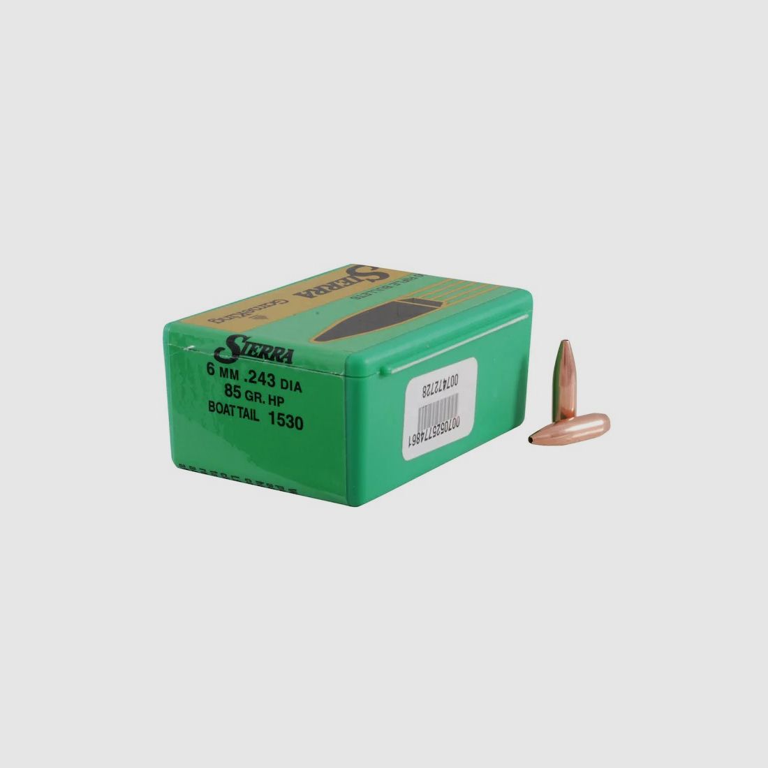 Proiettile Sierra 6mm/.243 85GR HPBT 100 pezzi