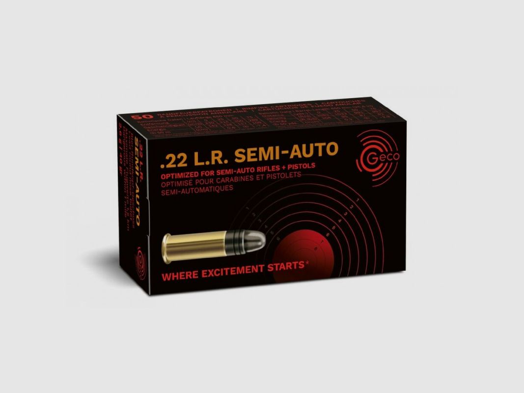 GECO 22LR SEMI AUTO 40 GRS / 2,6 G 50 STK