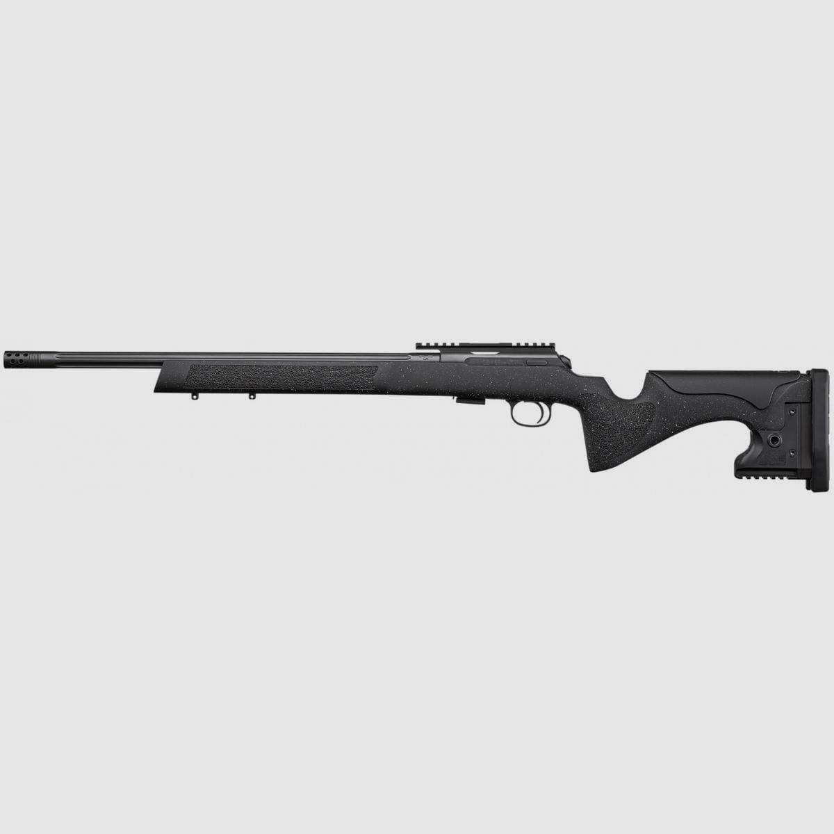 CZ 457 LRP Black rimfire bolt-action rifle, cal. 22LR, image 1 of 4