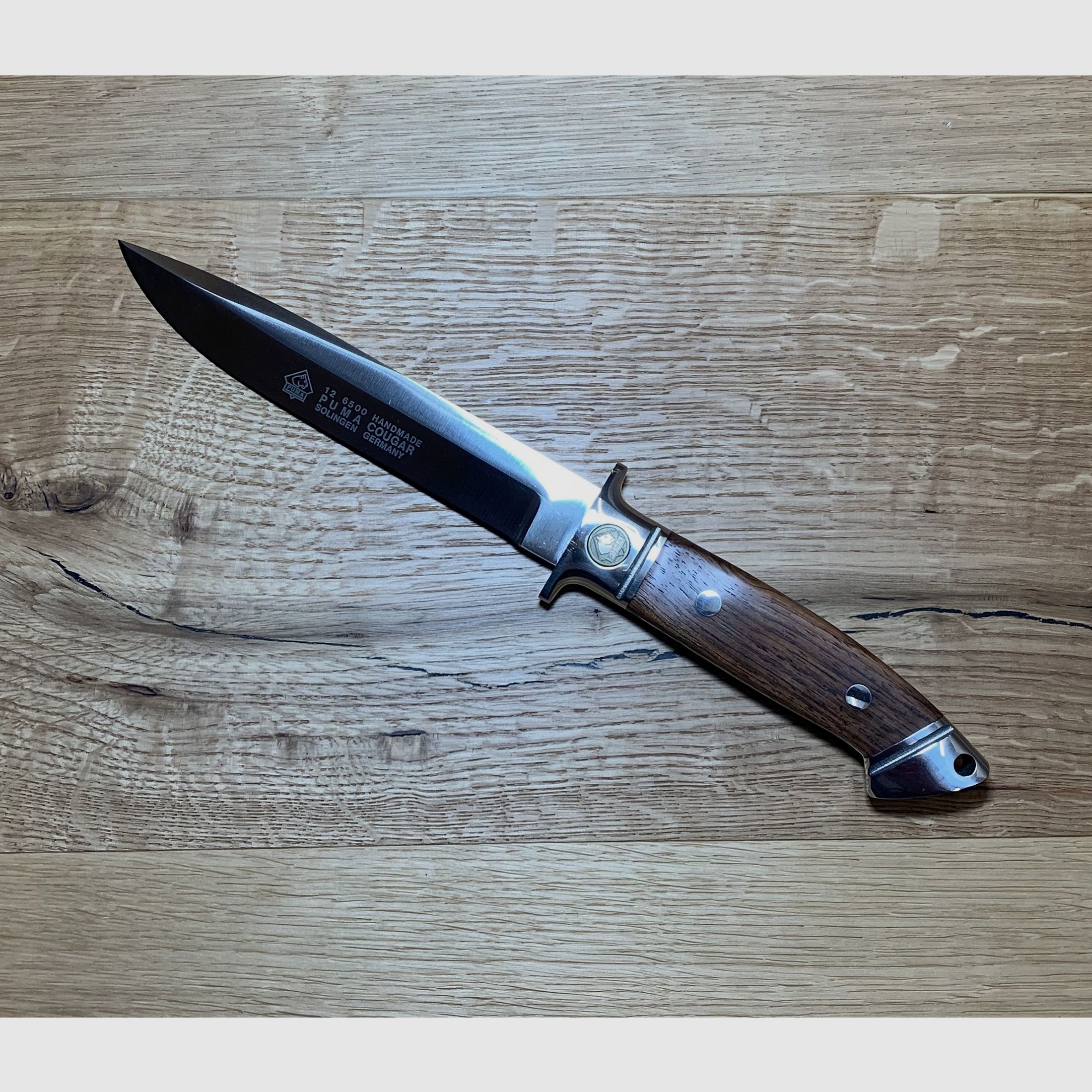 Cuchillo de caza PUMA COUGAR cuchillo de colección de madera