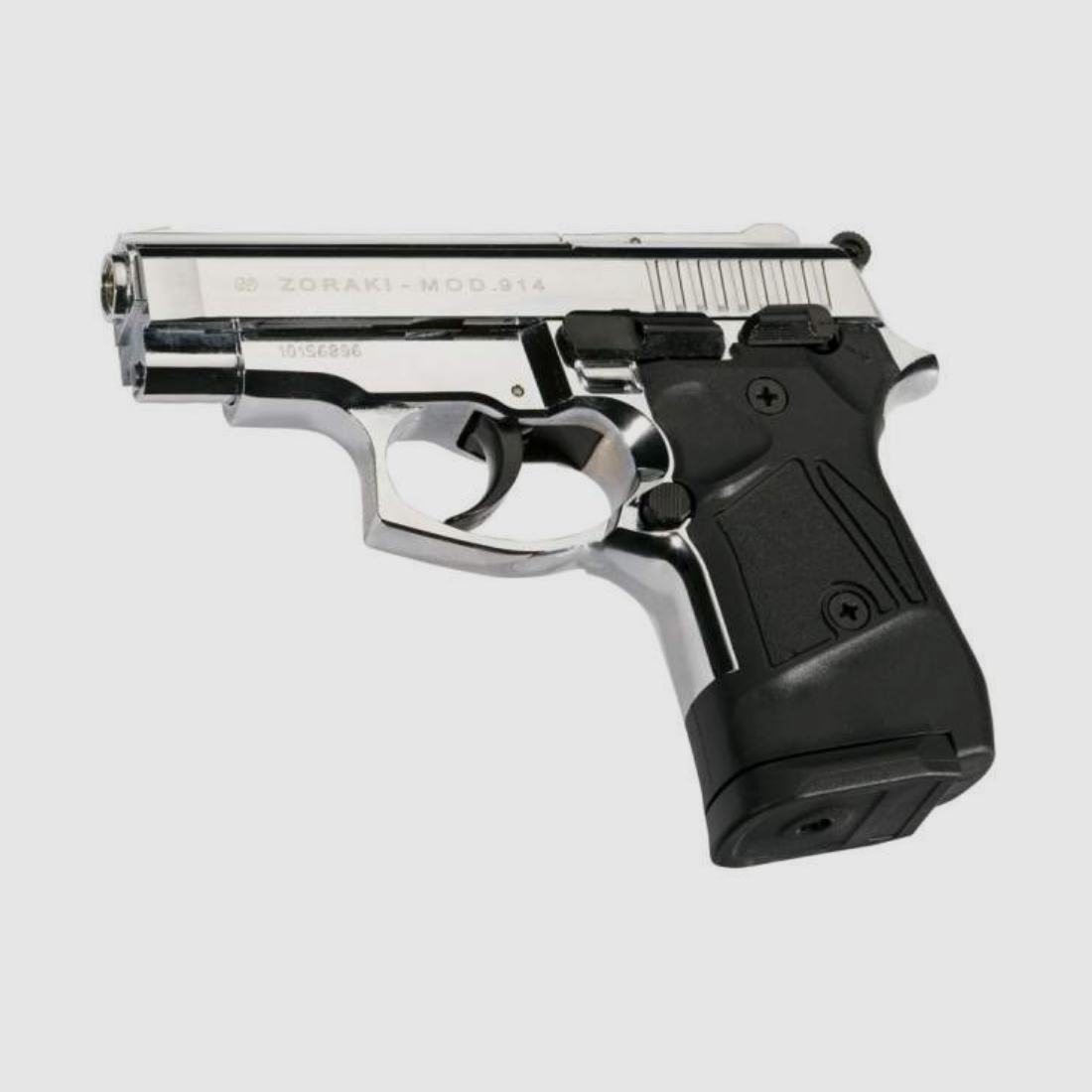 Zoraki Mod. 914MCPAA Chrome Kal 9mm P.A.K. Full Auto