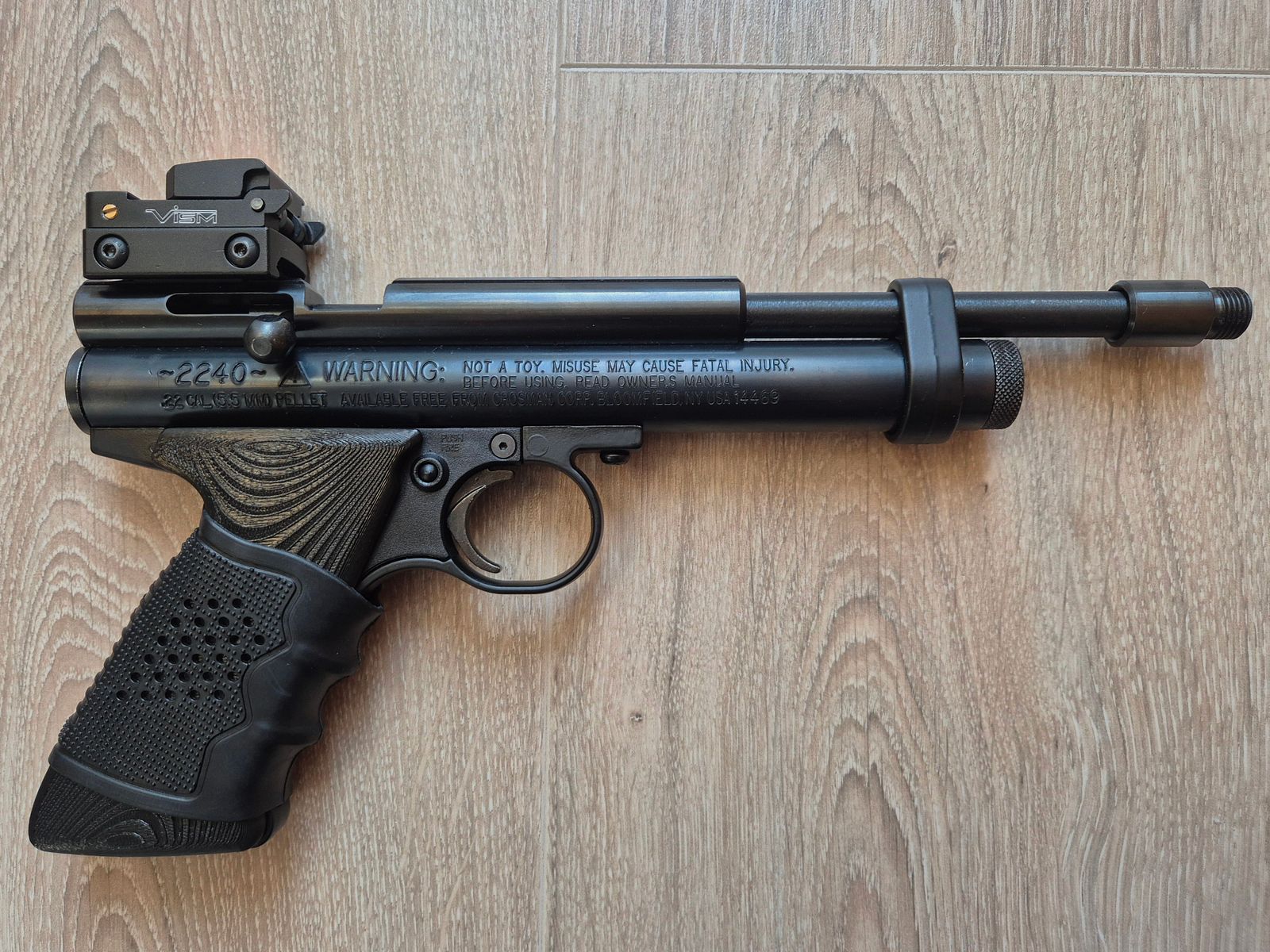 Custom Crosman 2240, Co2 pistol, 5.5 diabolo