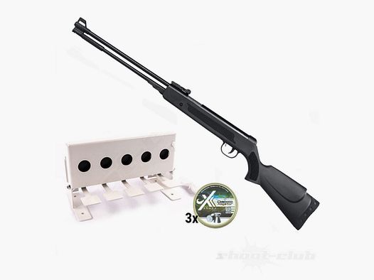 German Sport Gun GSG WF600P LG Sottopressione 4,5mm Diabolo Biathlon Set