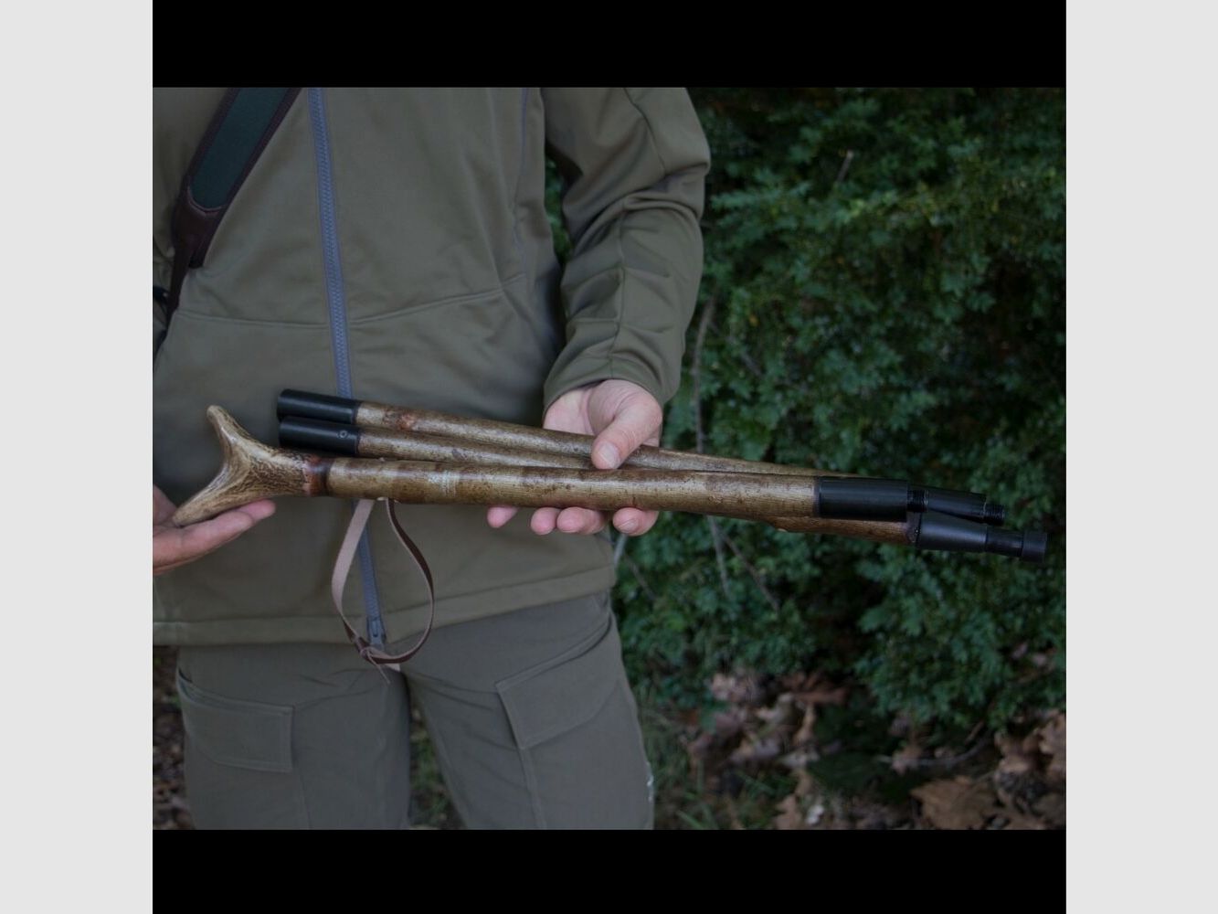 GASTROCK target stick deer horn fork - 3-piece