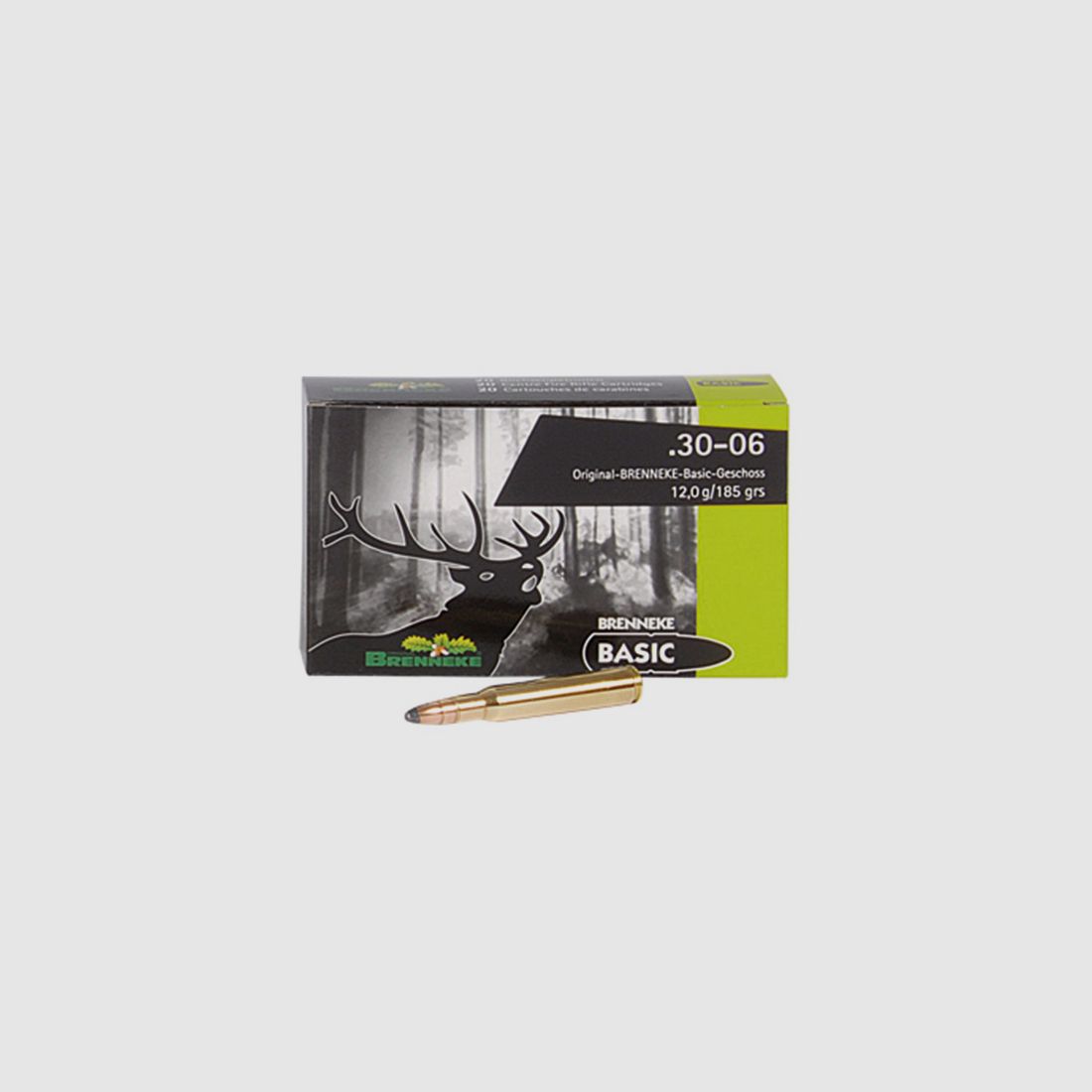 Brenneke .30-06 Sprg. 185GR Basic 20 Patronen