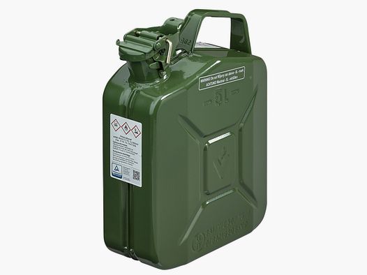 Bidón de gasolina de chapa de acero de 5 l