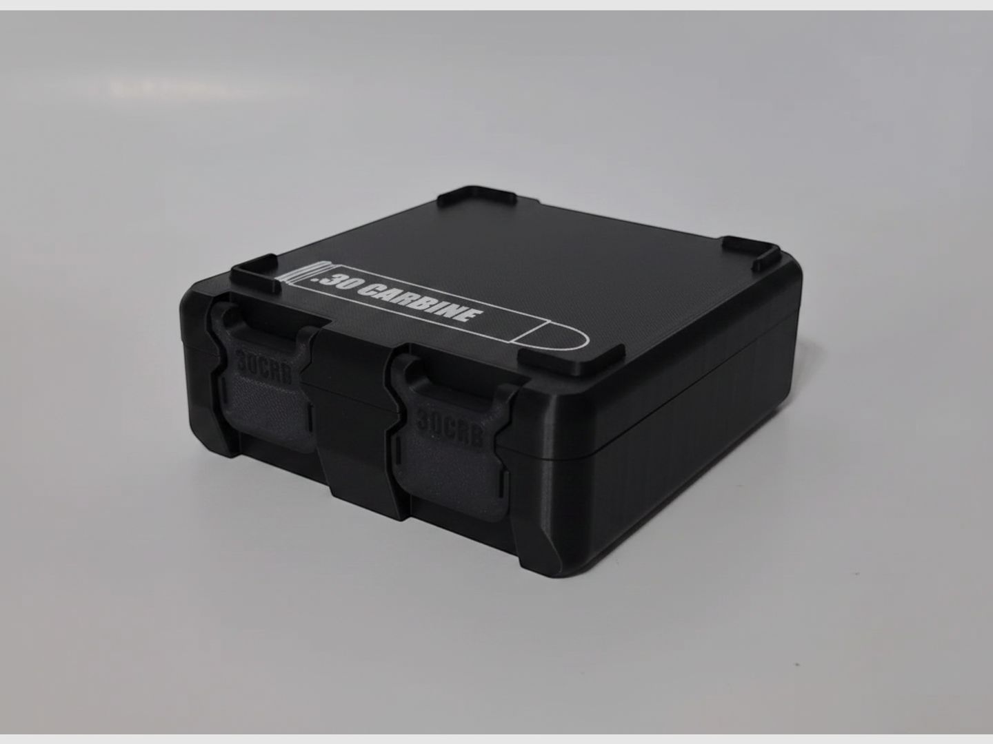 Filamelt Munitionsbox / 30 Carbine / 'Klapp- / Rastdeckel' / Patronenbox, Ammo Box