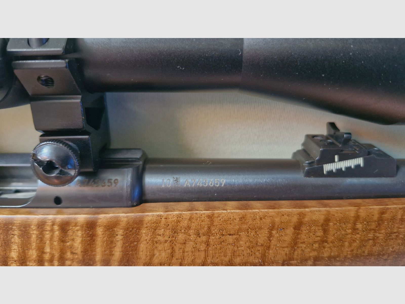 KK bolt-action rifle CZ ZKM 455 Luxus .22lfb with scope (red dot) and aluminum transport case all like new