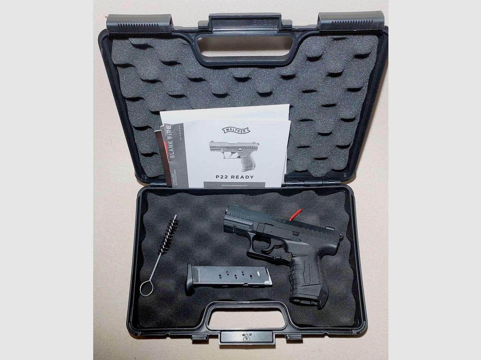 Walther P22 Ready Schreckschuss Pistole 9mm P.A.K. schwarz.
