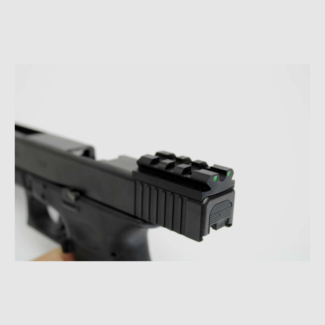 Pistole Glock 17L mit 7 Magazinen und Holster Timney Abzug 9mmLuger