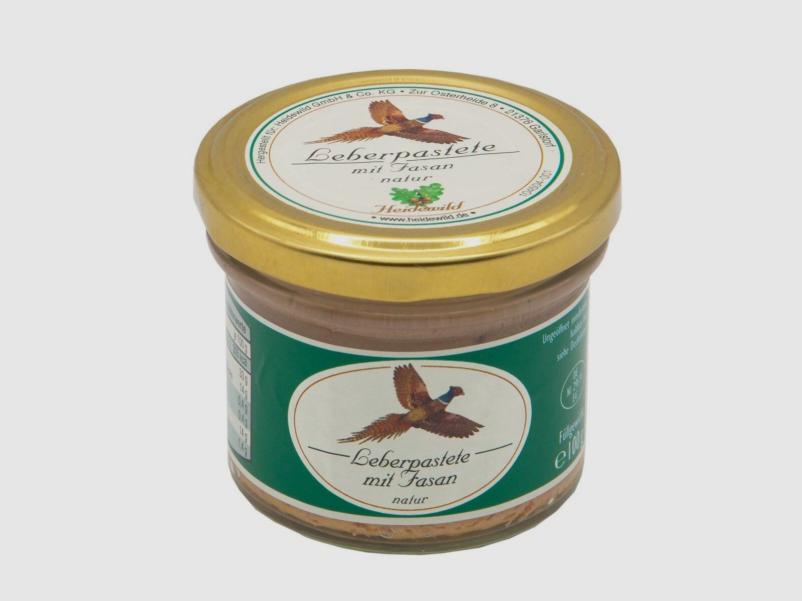 Heidewild Leberpastete mit Fasan natur