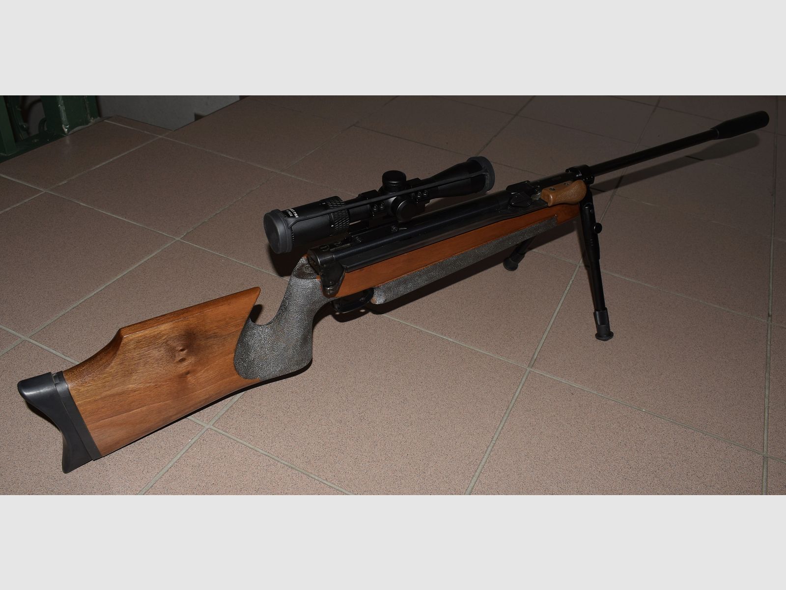 Air rifle Walther LGR sniper conversion completely revised