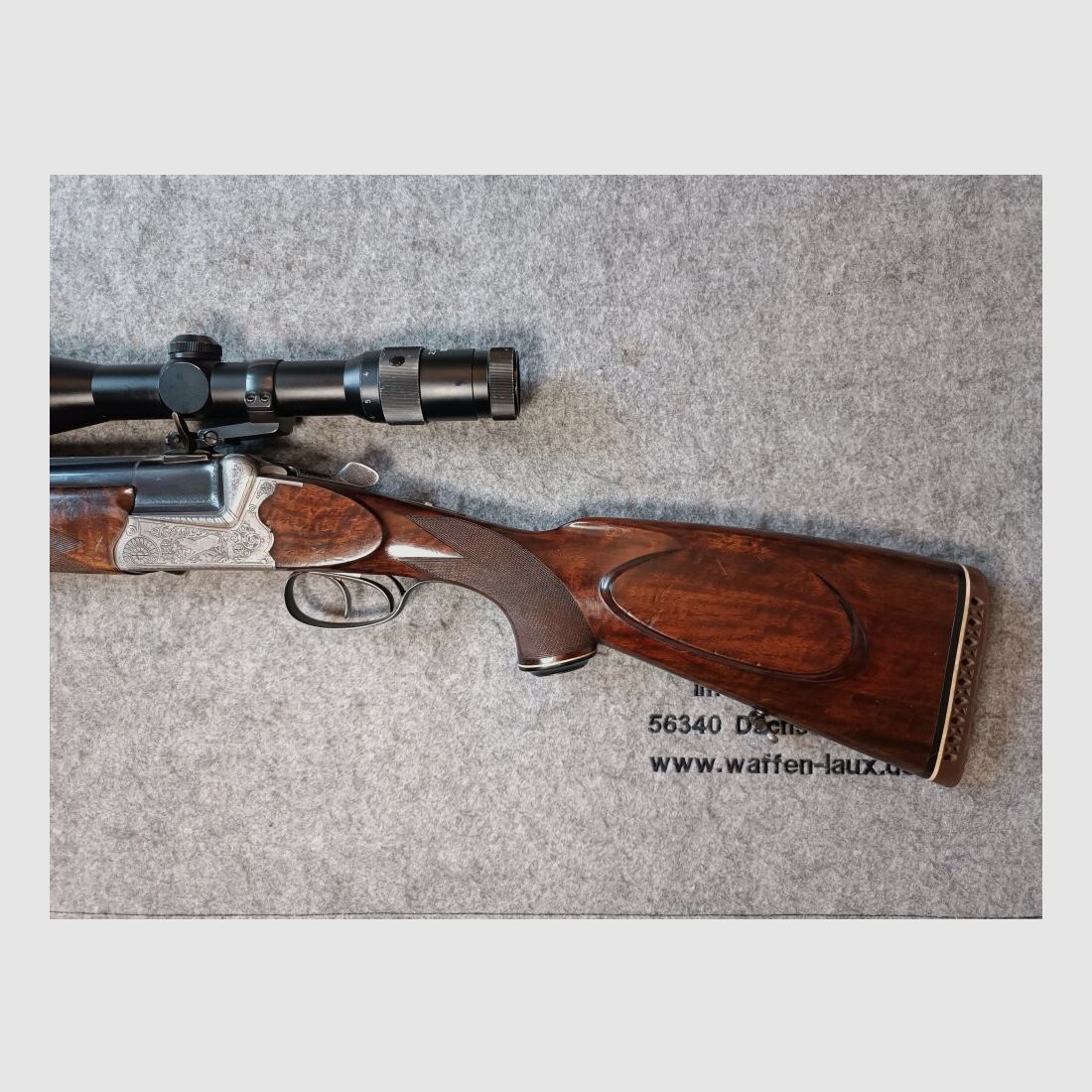 Franz Sodia Ferlach Bockbüchsflinte mit K&S Einstecklauf + ZF Doctor 2,5-10x48