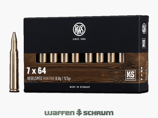 RWS Kegelspitz 8,0g - 123gr 7x64