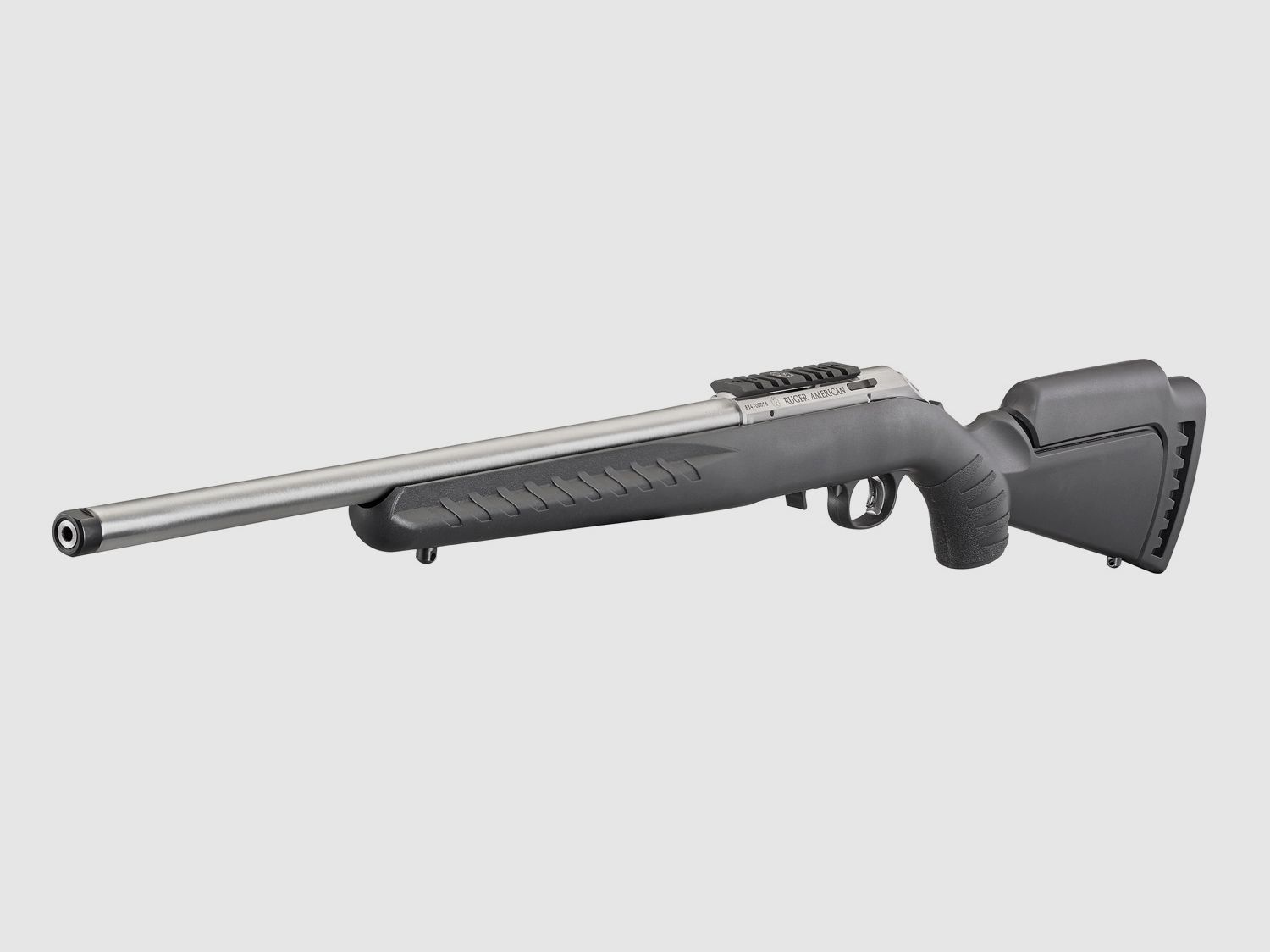 Ruger American Rimfire Stainless Kal.22 lr.,LL:18″,rostfrei/schwarz,10 Schuss, Bild 5 von 5
