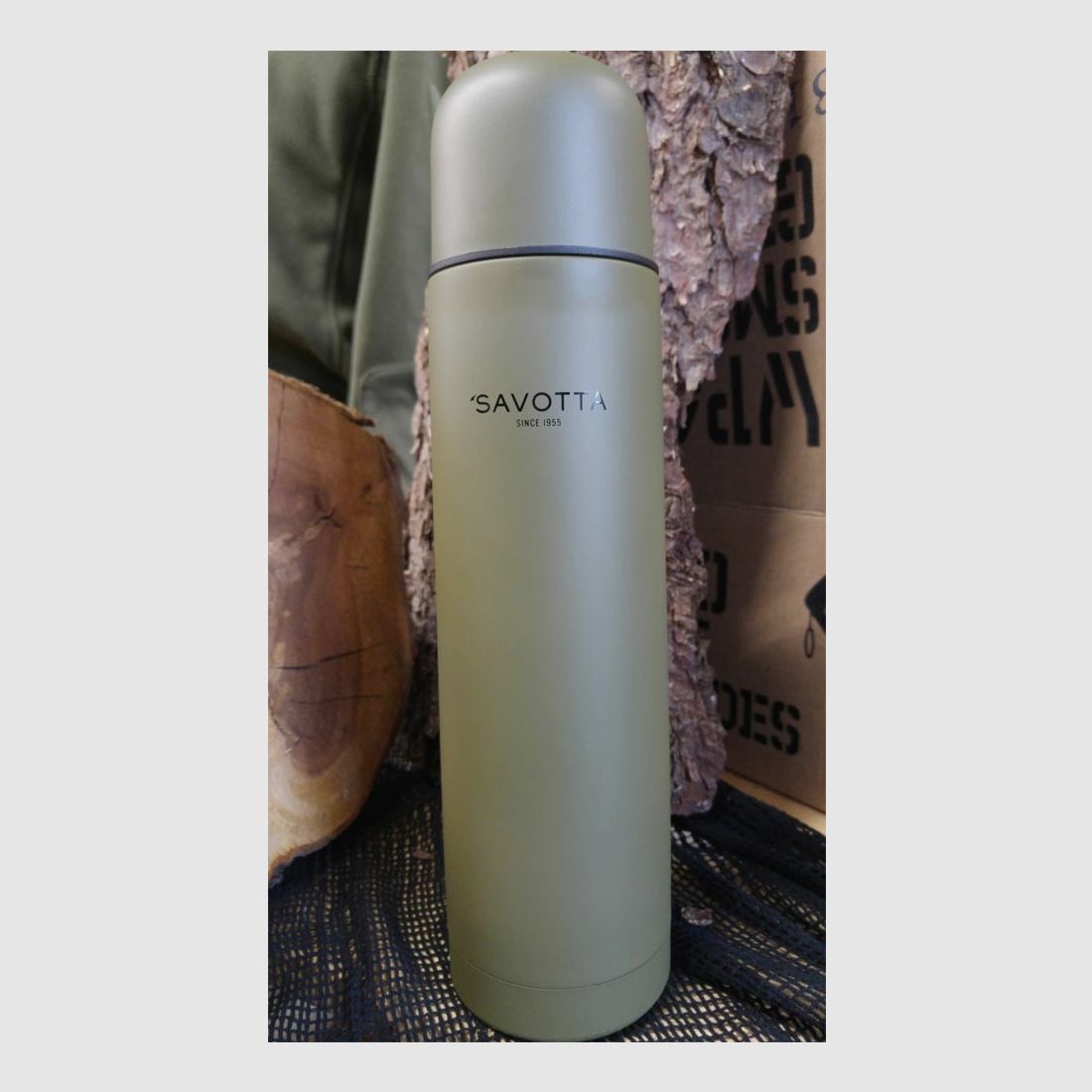 SAVOTTA THERMOSFLASCHE 0.75L ARMY GREEN