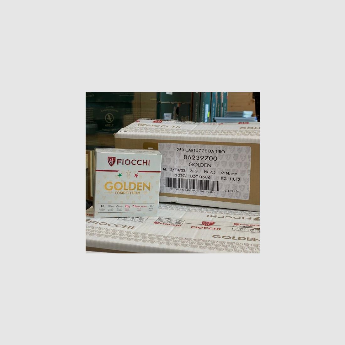 Fiocchi 12/70 Golden Competition Trap 28g Shotgun Shells