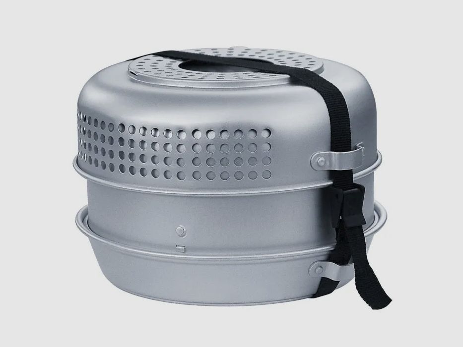 Deluxe cooking set with spirit stove