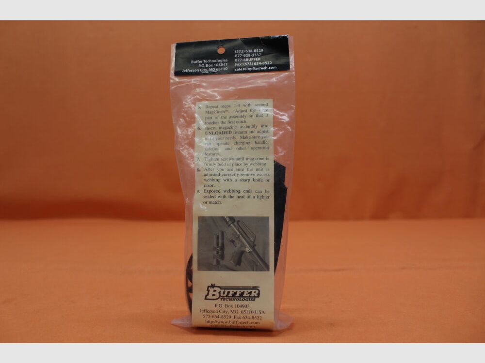 Buffer Technologies Heckler&Koch HK MP5: MagCinch (MC1) Magazin-Verbinder m. Gurtband f. 2 Magazine VE: 2 St.