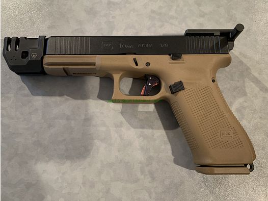 Glock G17 Gen5 FR w tym pakietem tuningowym od Strike Industries i Timney