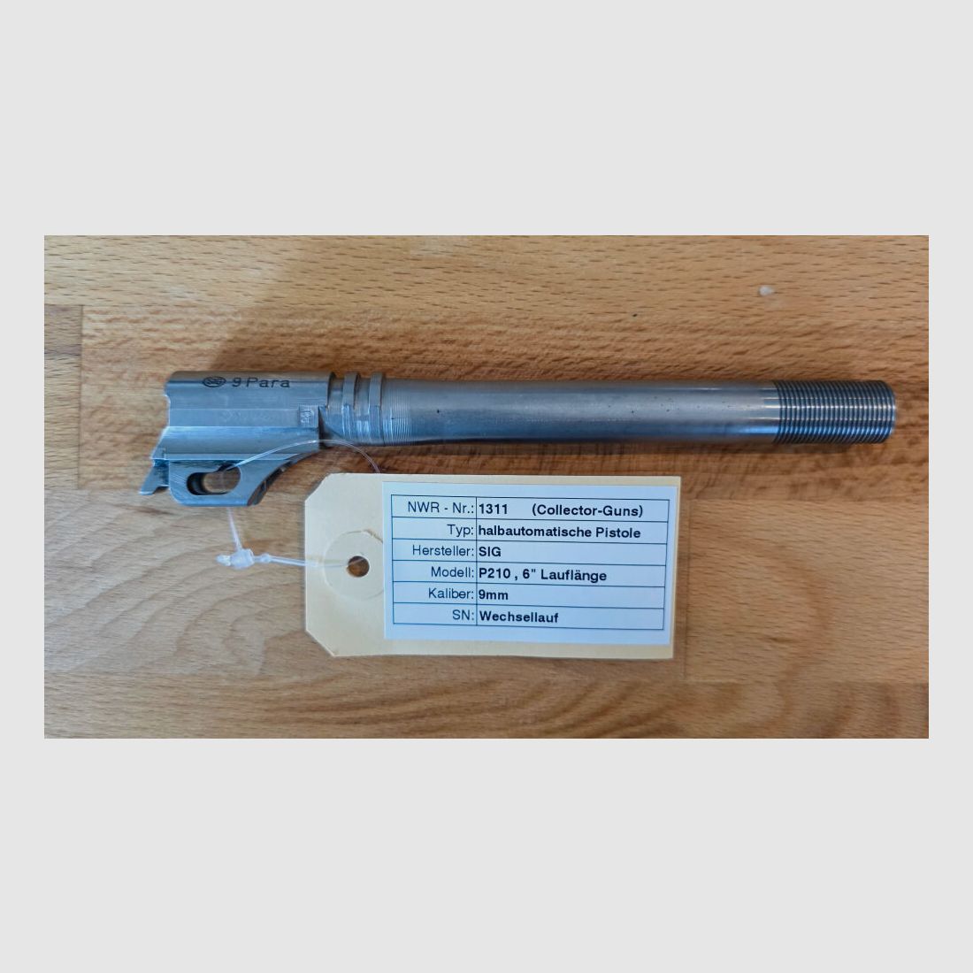 SIG Hämmerli Tiengen P210 , 6" Lauflänge