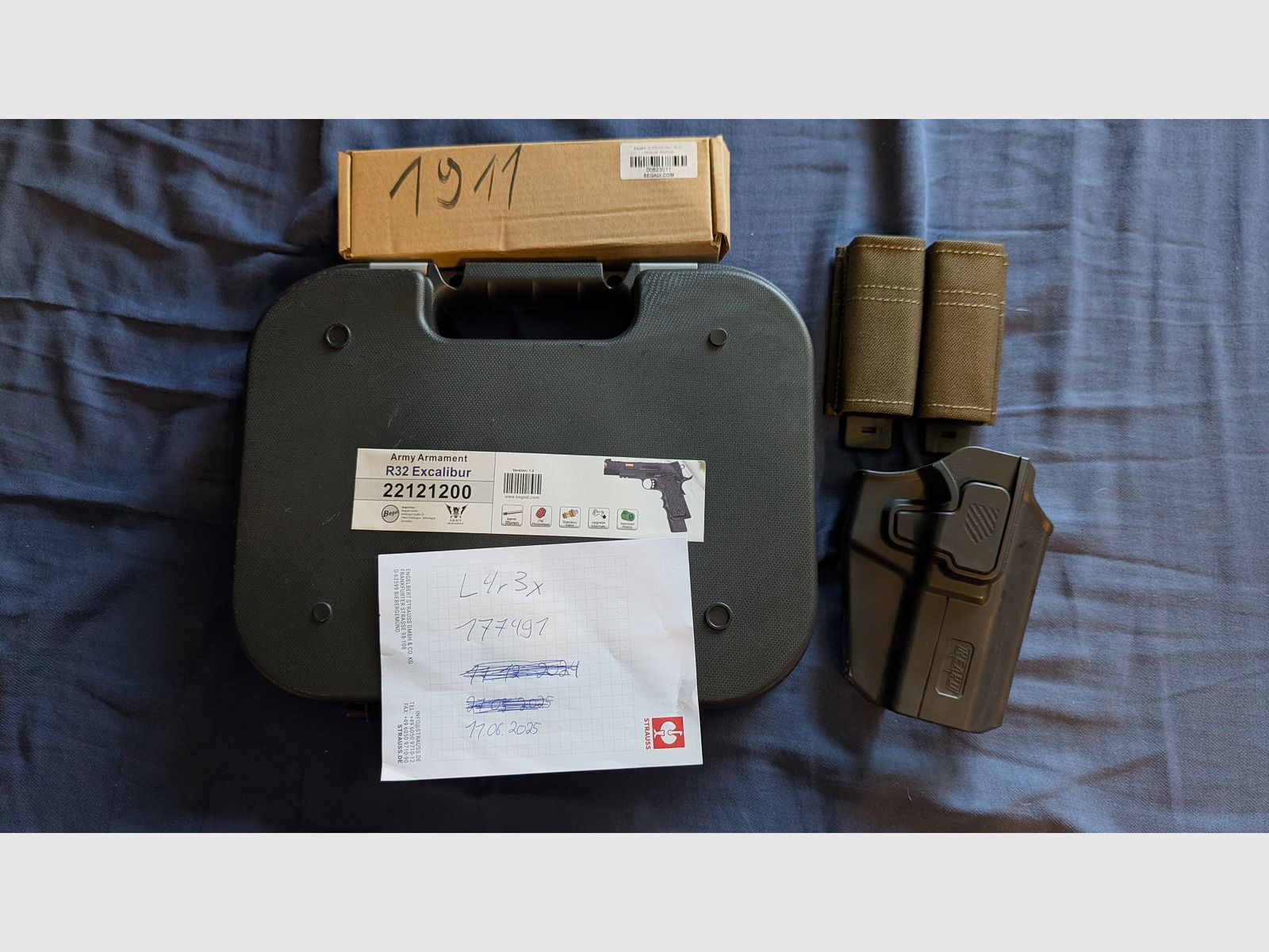 Army Armament R32 Excalibur – Begadi Special Version 4 Magazine