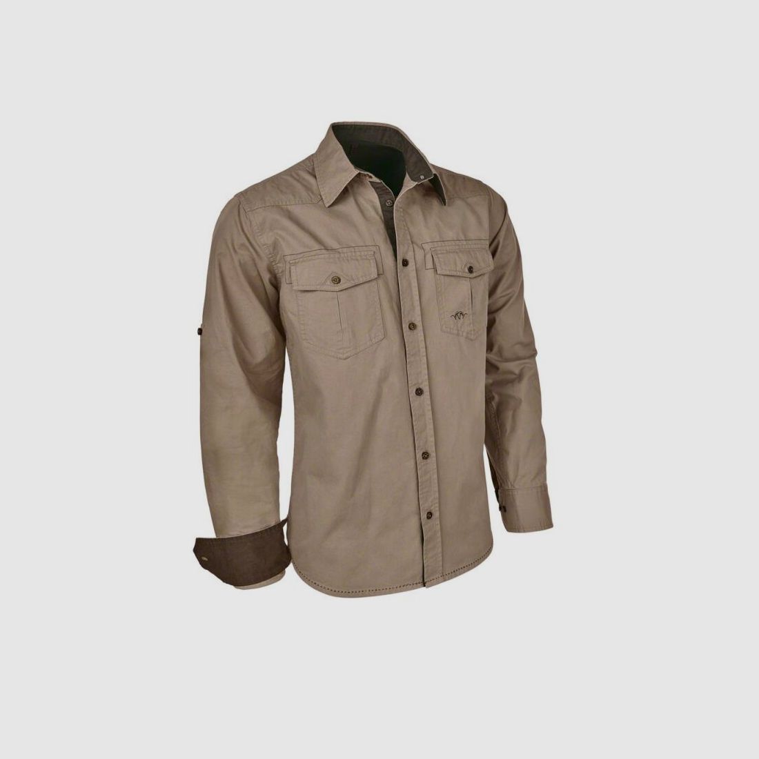 Blaser Herren Hemd Alan Twill Sand