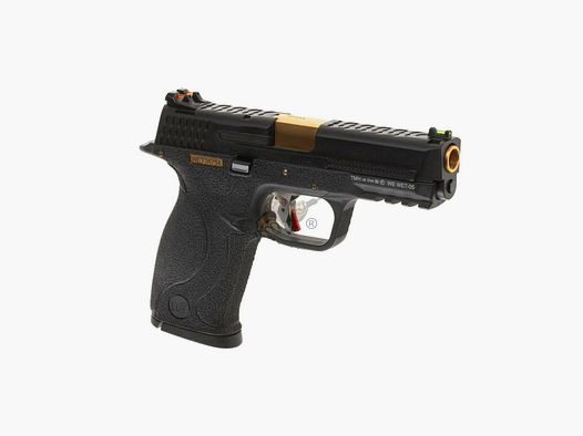 WET-05 BK Gold Barrel Metall Version GBB in Black