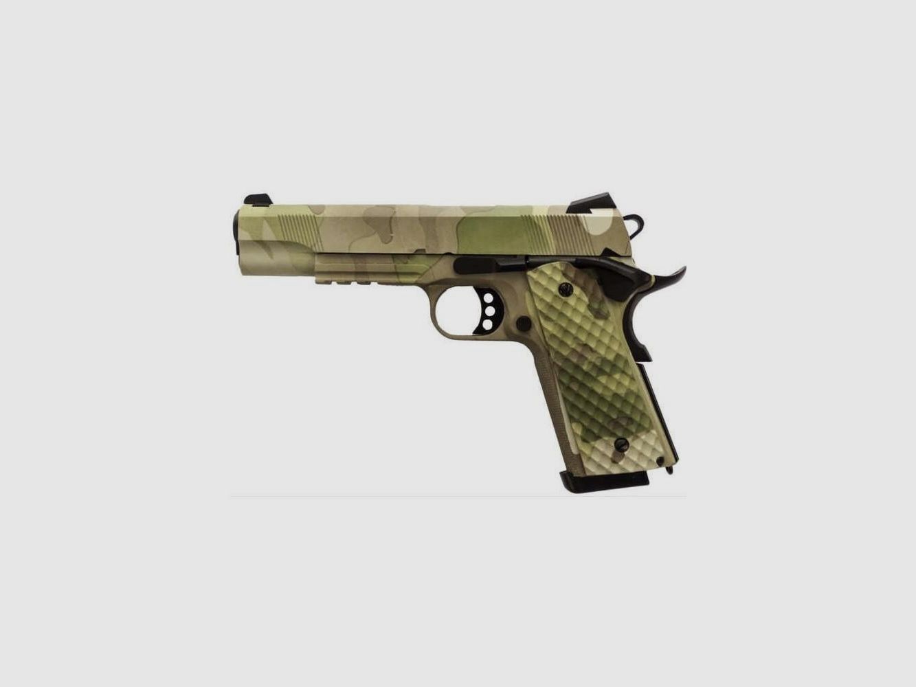 Airsoft-Replikat GBB 1911 MEU Raven Vollmetall - Integrierte Schiene - Leistung 1,0J - Präzision und Robustheit, Bild 3 von 5