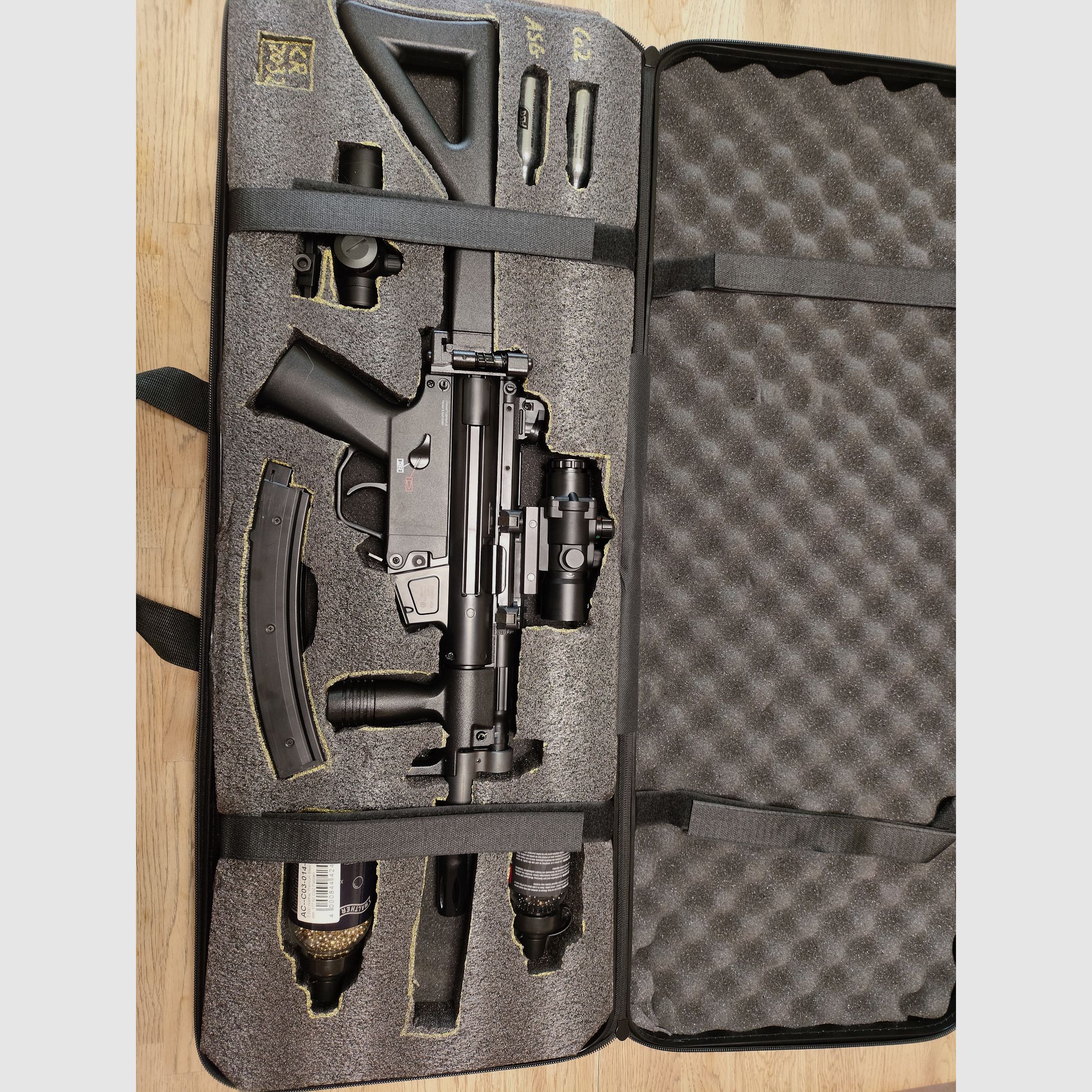 Heckler & Koch MP5 K-PDW Kal. 4,5 mm Stahl BB Co2 Blowback