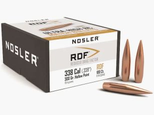 Proiettile Nosler .338/.338 RDF 300GR HPBT 100 pezzi