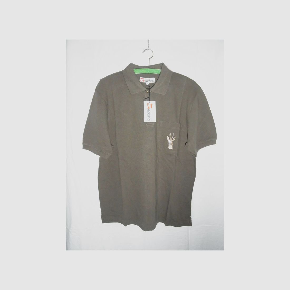 Jagd Poloshirt kurzarm grün
