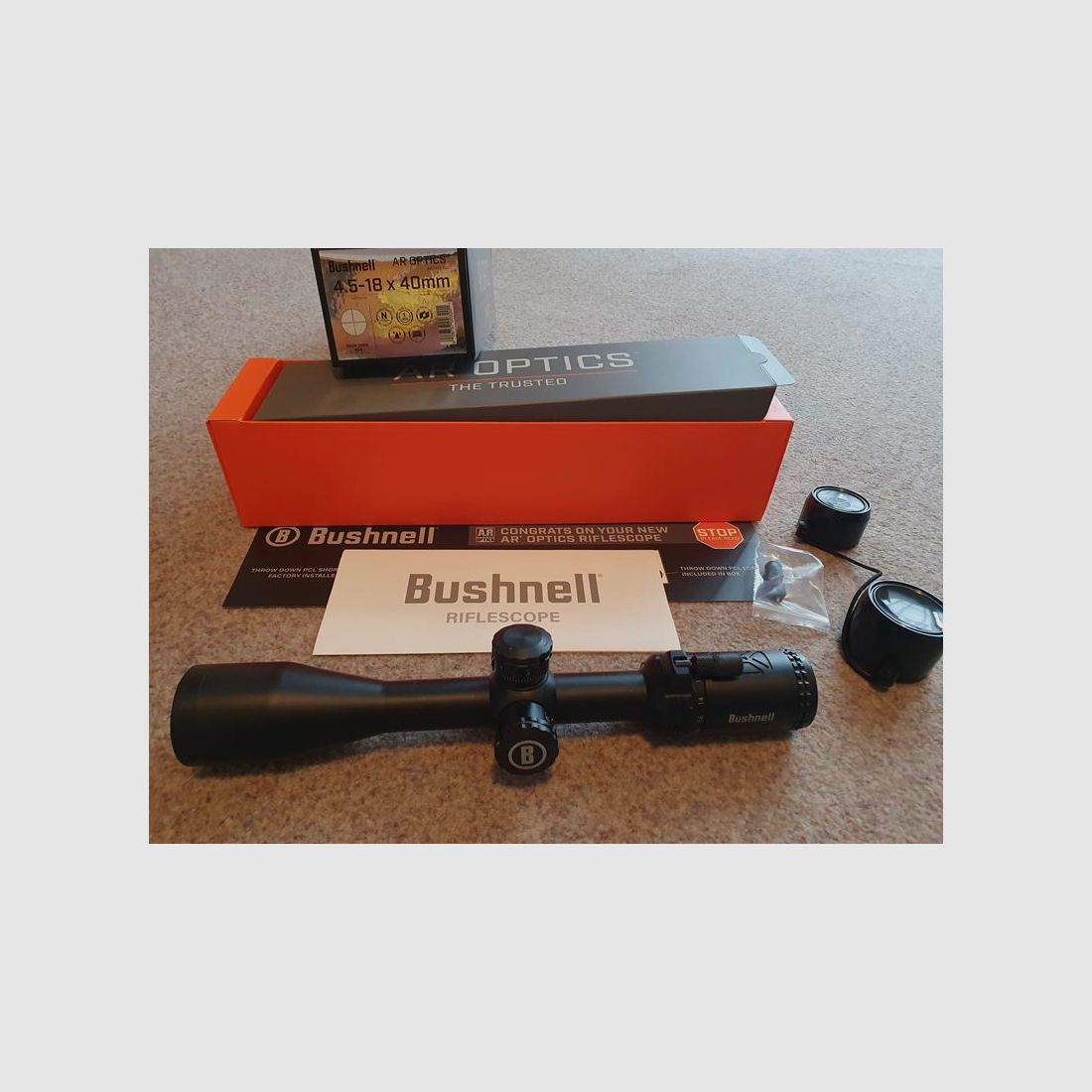 Bushnell AR 4.5x18x40