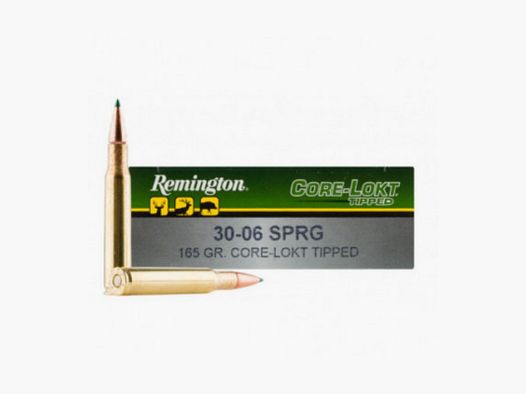 REMINGTON CORE LOKT TIPPED 30-06 SPRING 165GR