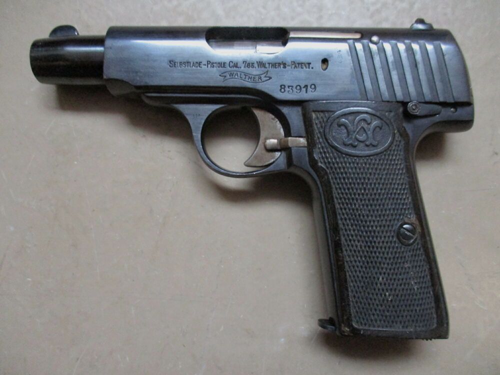 Walther pistol model 4 IV military acceptance licensed production J. Meffert 4