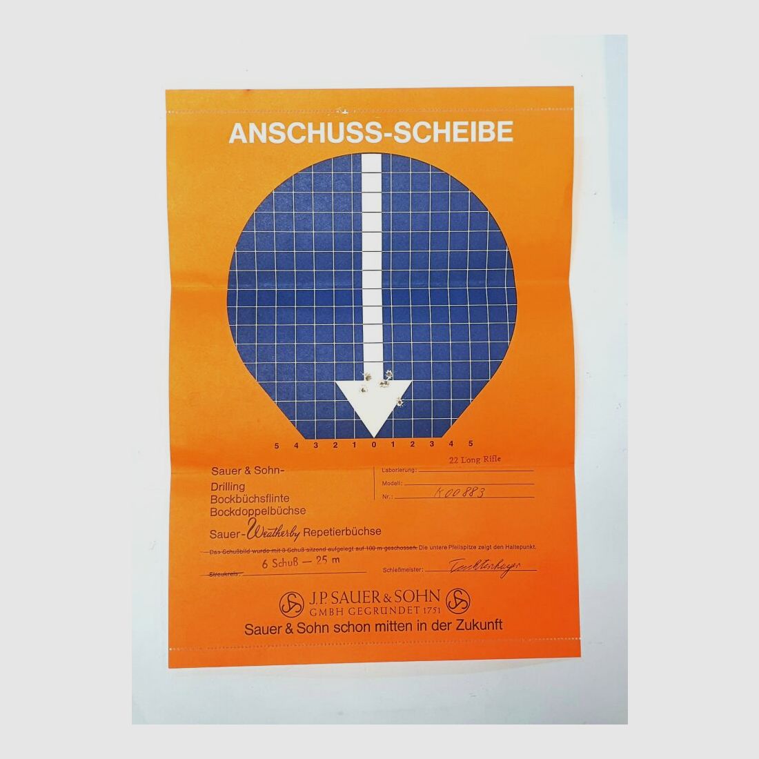 Carl Walther Waffenfabrik Ulm !Rarität! Luftpistole Walther Model 53 - 4,5mm Diabolo