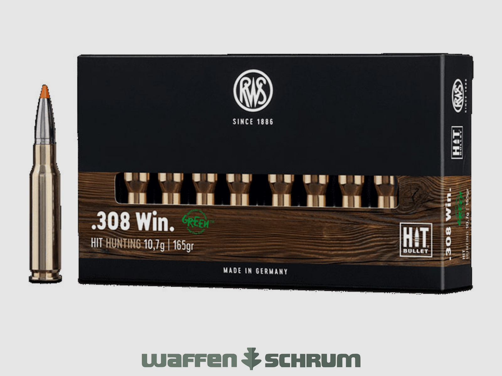 RWS HIT 10,7g - 165gr .308Win