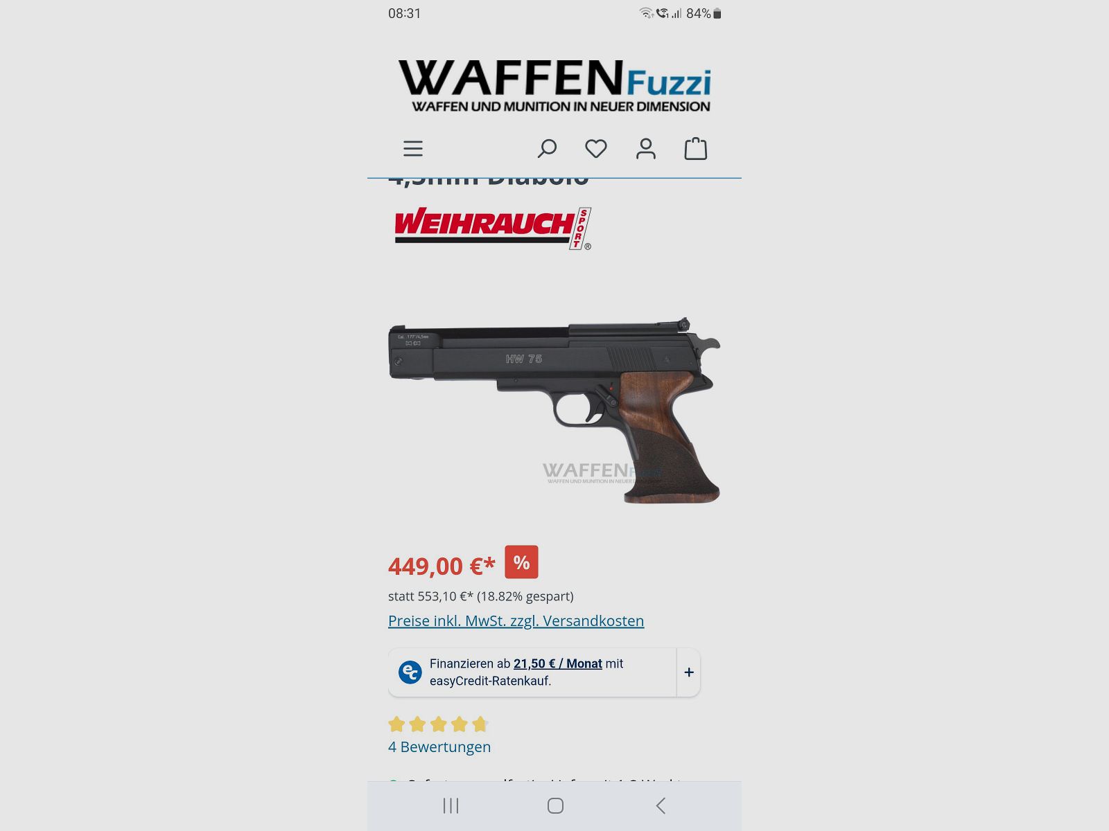 Weihrauch HW75 