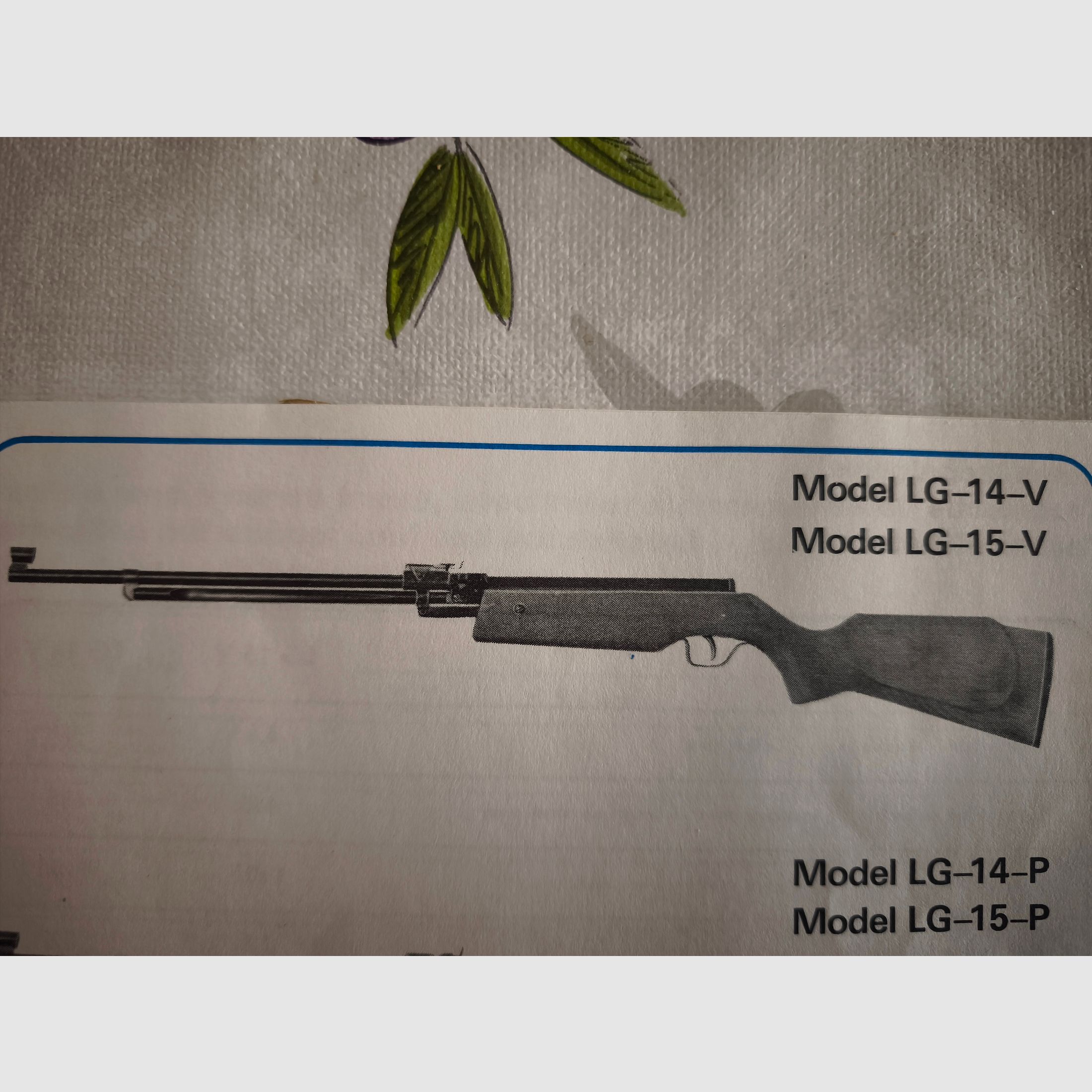Umarex LG 14 underlever air rifle