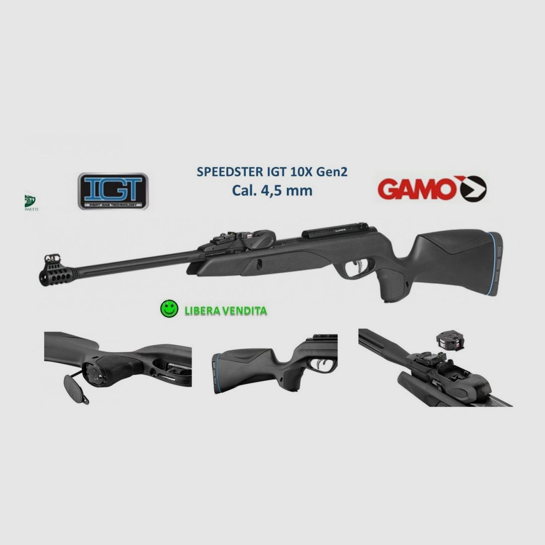 GAMO Büchse Speedster 10X IGT Gen2 Kal.4,5mm